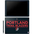 NBA Portland Trail Blazers Standard - Black Galaxy Book 12in Skin